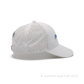 Nuovo design a 6 pannelli cappello da camionista bianco